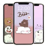 bear wallpaper cute 4k android application logo